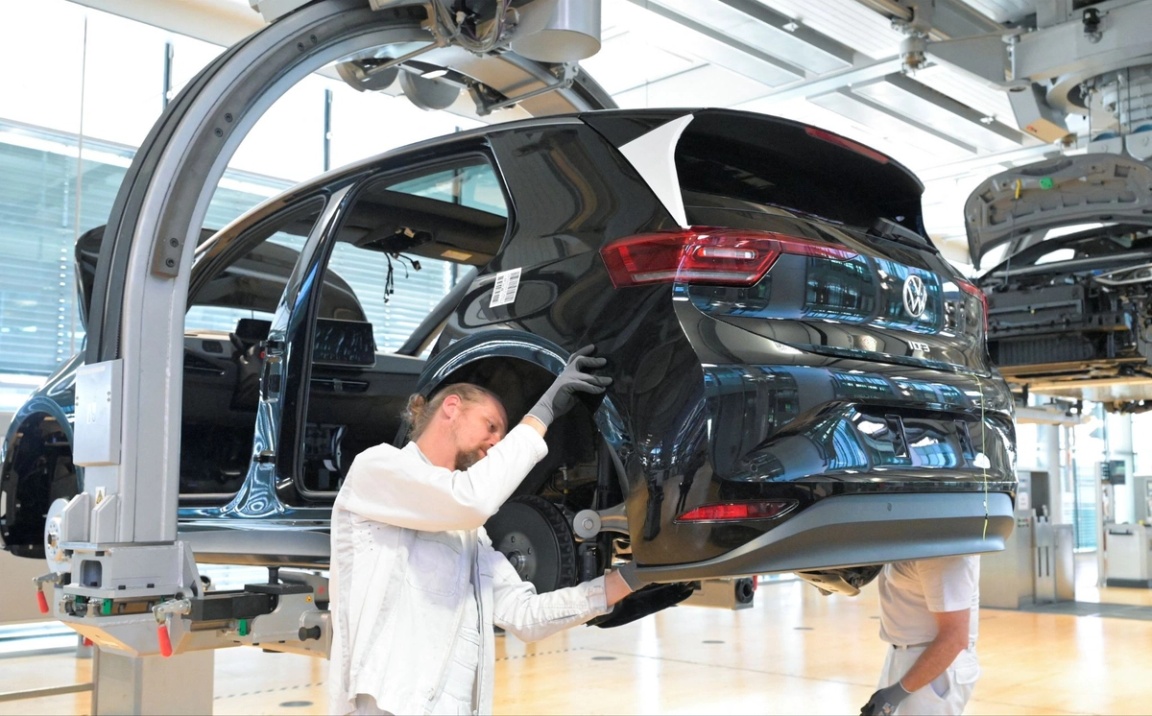 Volkswagen production line