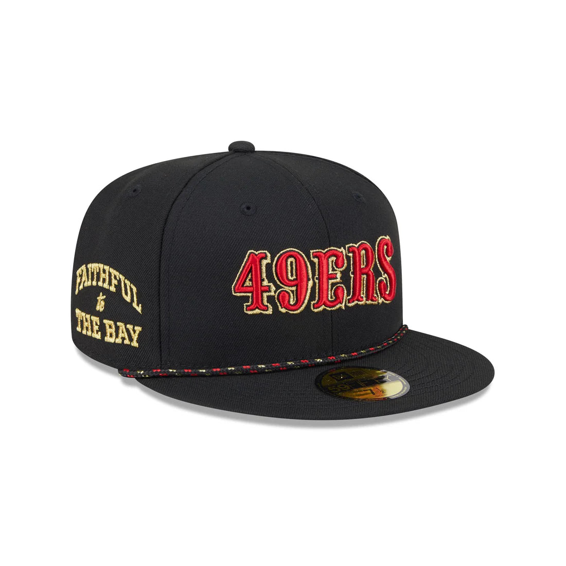 Image of New Era San Francisco 49ers Rivalries 59FIFTY Fitted Hat-Black