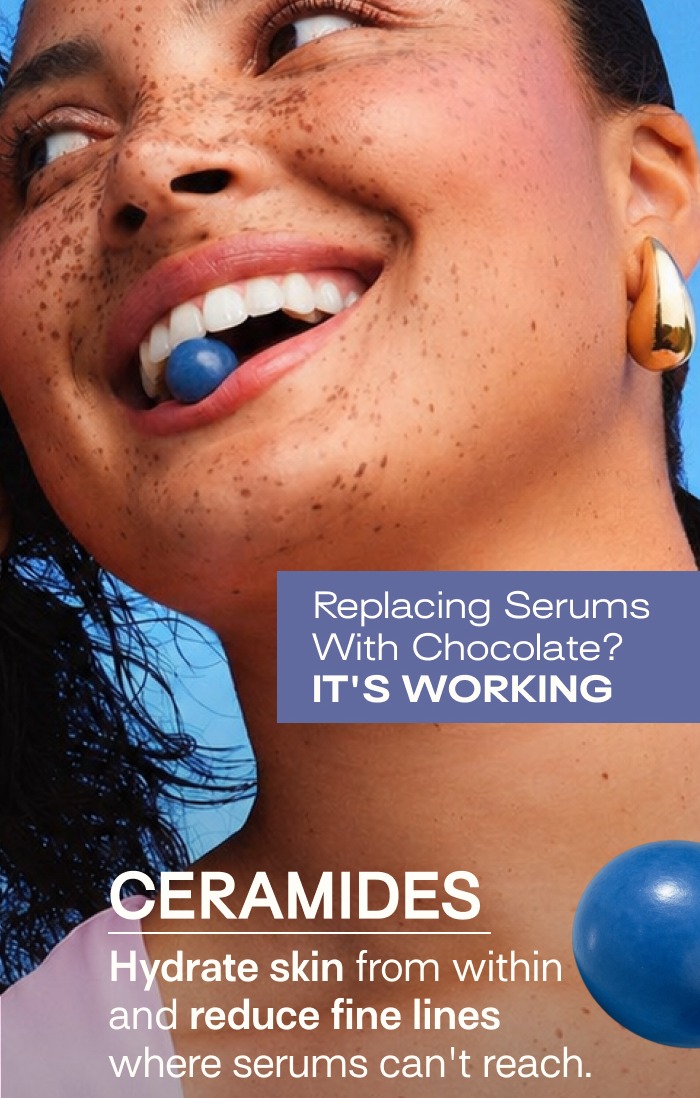 Replacing serums with chocolate?? It's working!