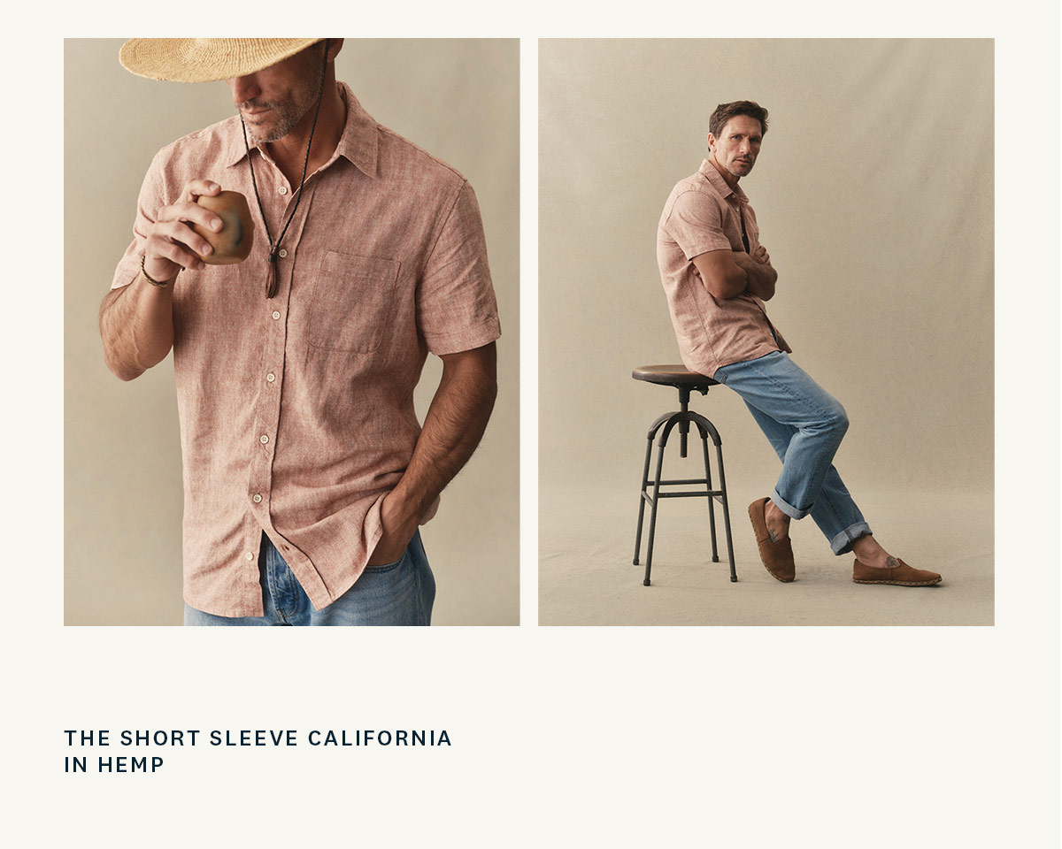 The Short Sleeve California in Hemp