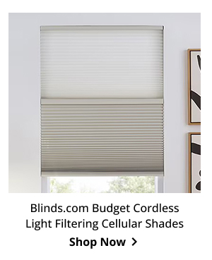 Blinds.com Budget Cordless Light Filtering Cellular Shades | Shop Now >