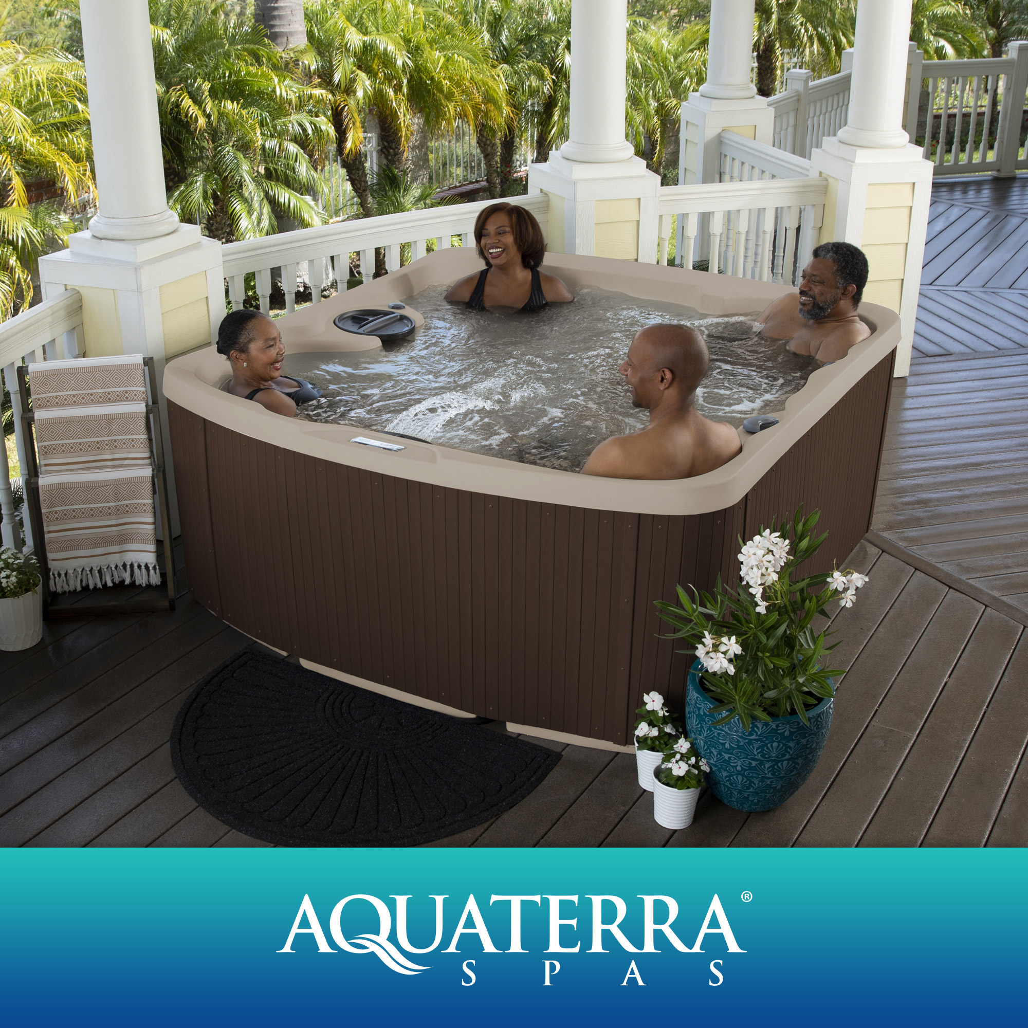 Aquaterra Spas Navarro 52-Jet, 6-Person Rotomolded Spa