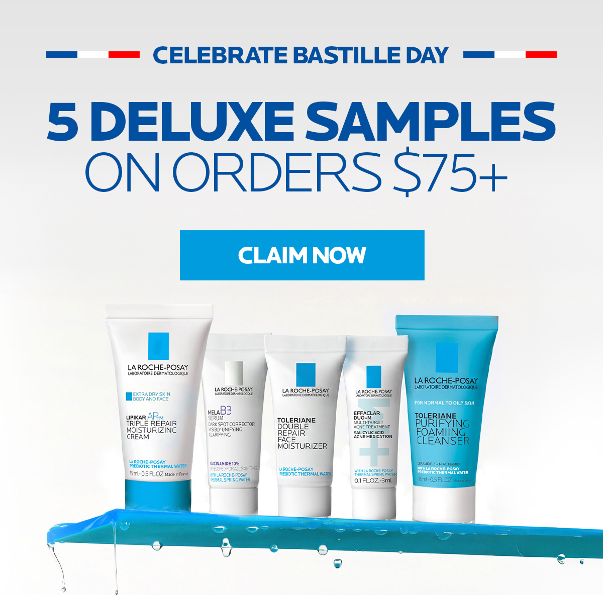 5 deluxe samples on orders $75+
