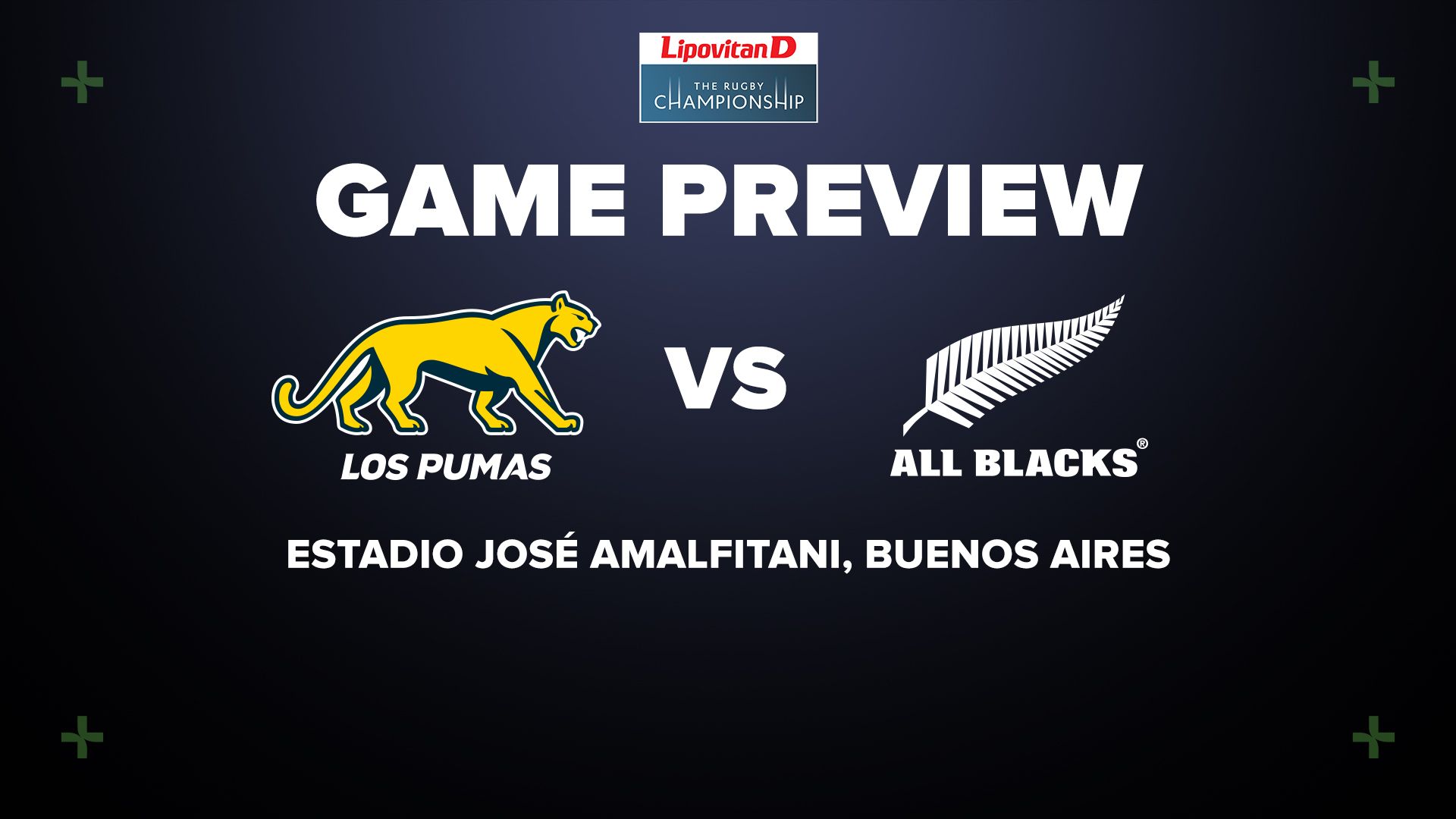 Preview All Blacks v Los Pumas