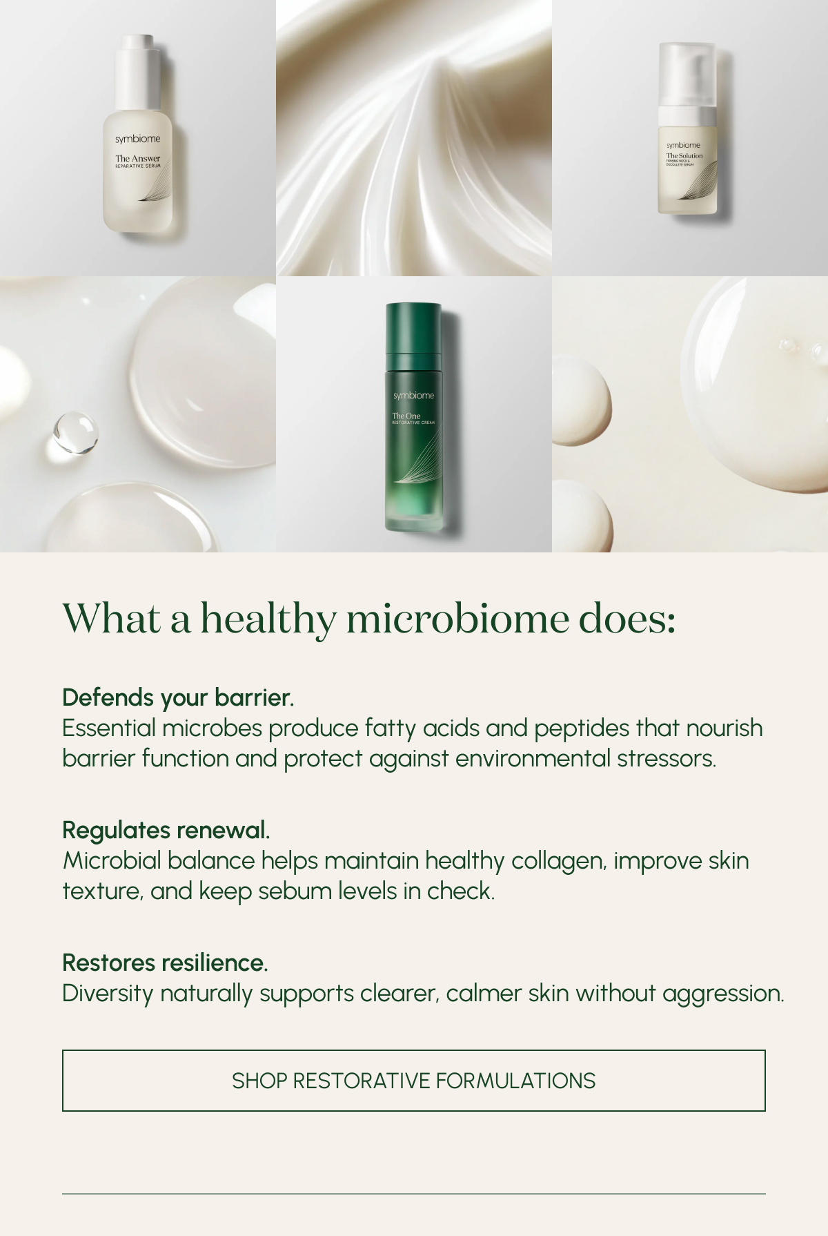 Healthy microbiome
