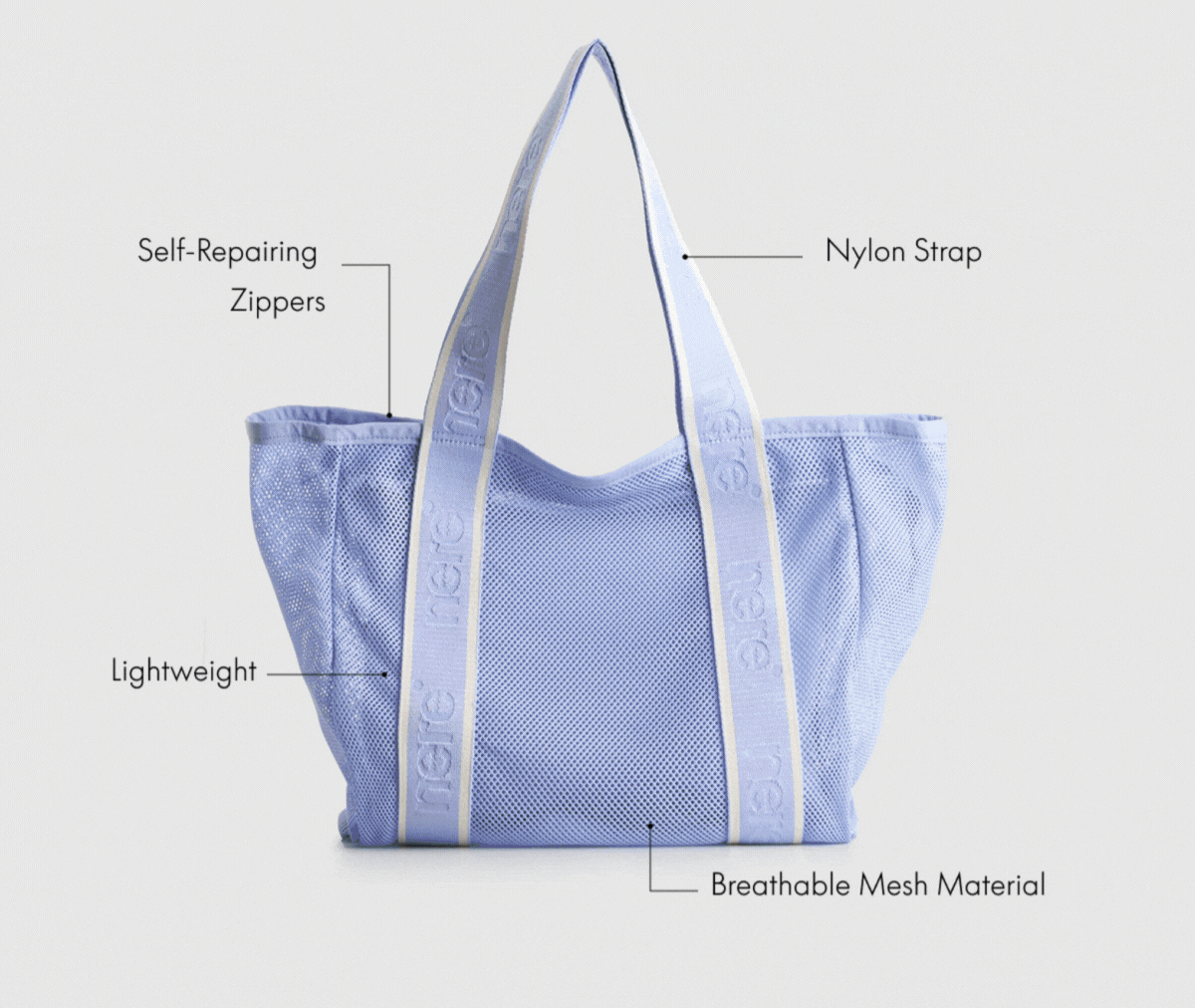 NERE  Bondi Mesh Large Tote Bag