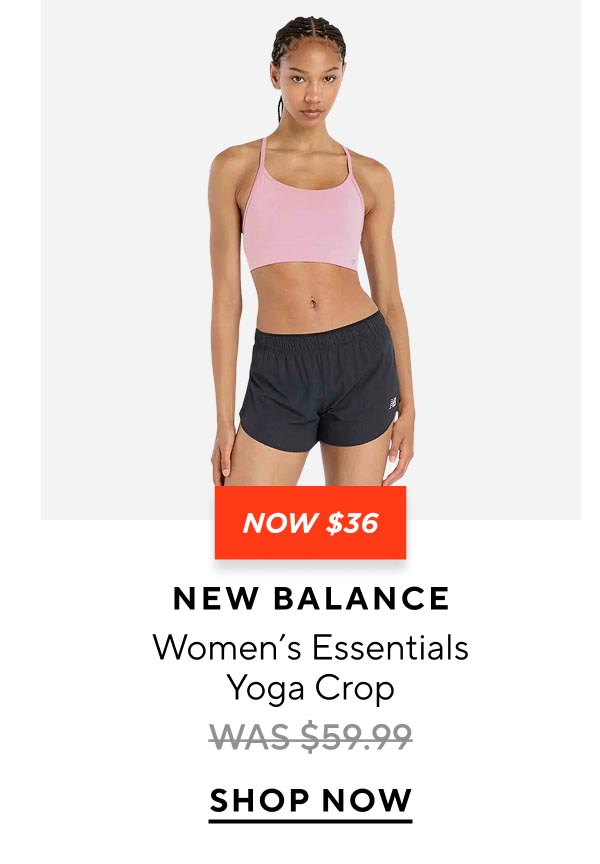 New Balance Womens Essentials Yoga Crop