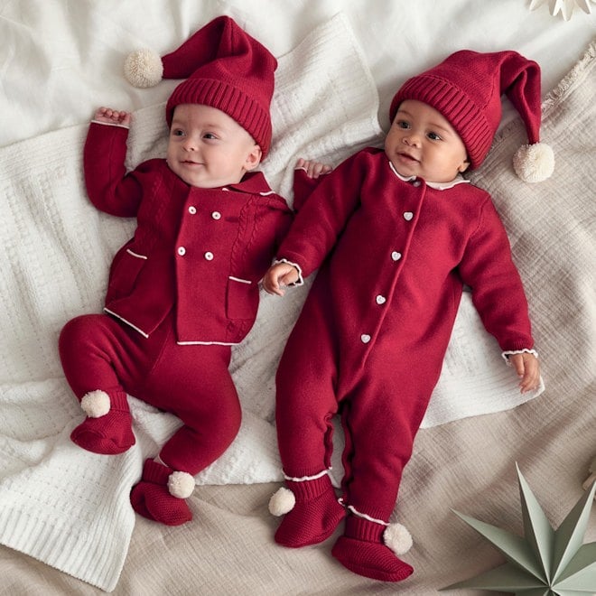 Babies in santa all in one outifts
