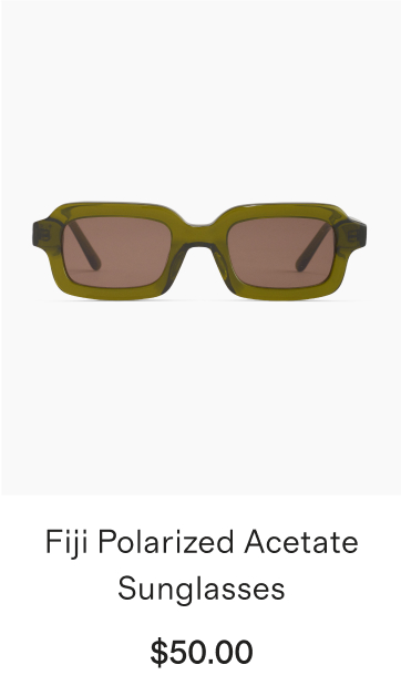 Fiji Polarized Acetate Sunglasses