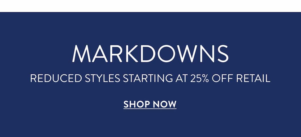 Shop All Markdowns