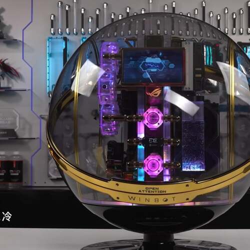 This $60,000 Gaming PC Has a $5,000 Glass Dome Case With Facial Recognition