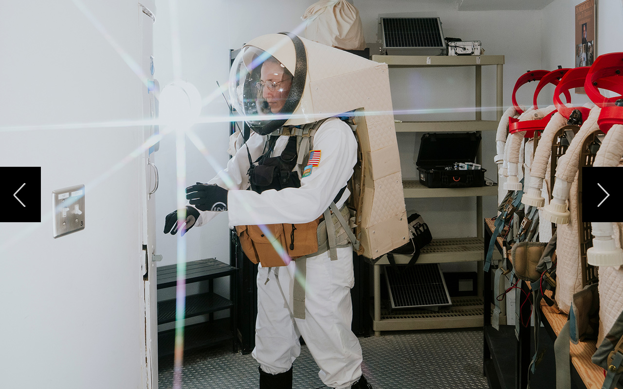 hotographer in space suit