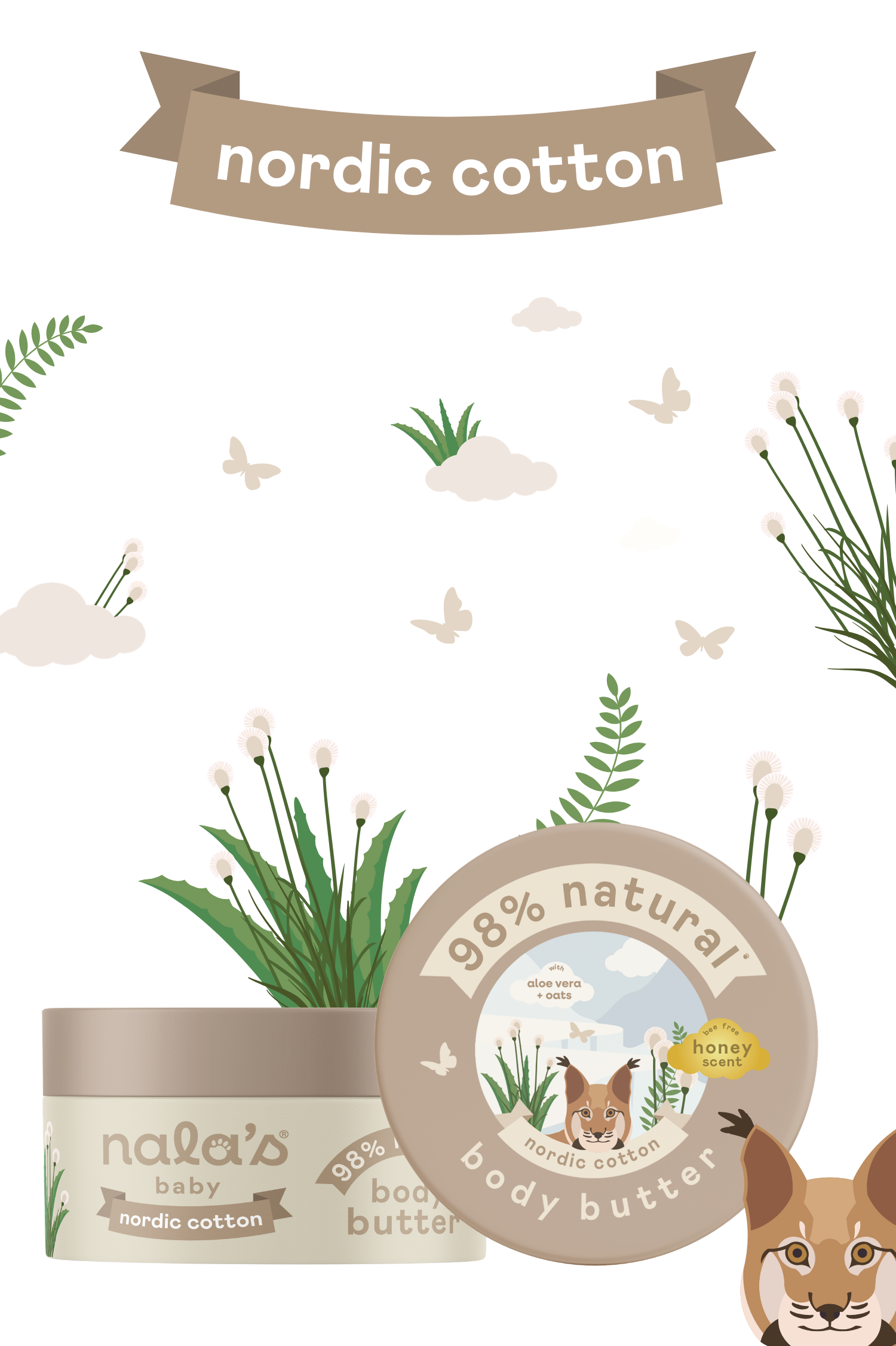 Image of Nordic Cotton Body Butter 200ml