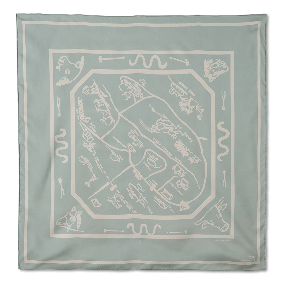 Helenita Loop Road Reversible Silk Scarf