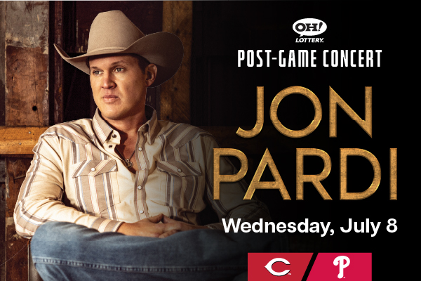 Post game concert: Jon Pardi. Wednesday, July 8.