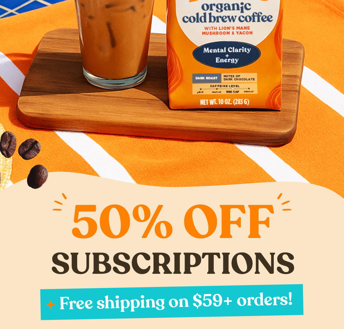 +Free shipping on $59+ orders