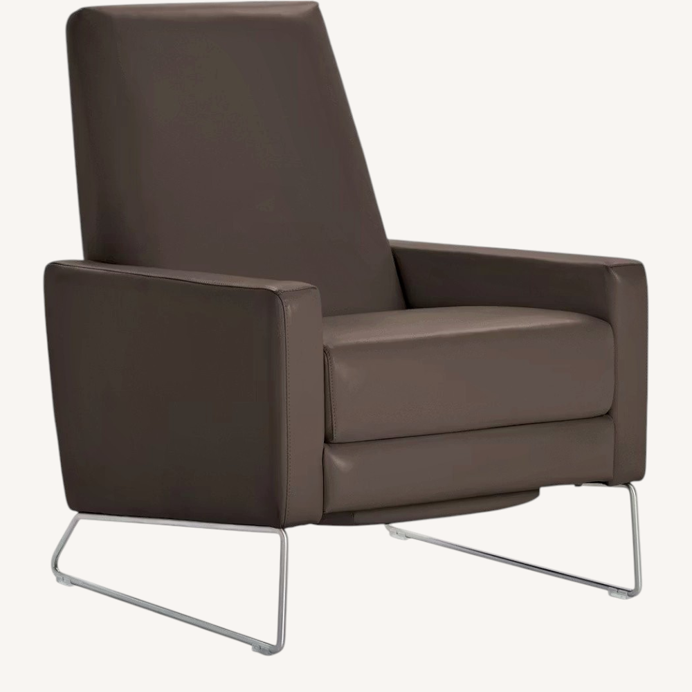 Image of Design Within Reach Dark Brown Flight Recliner
