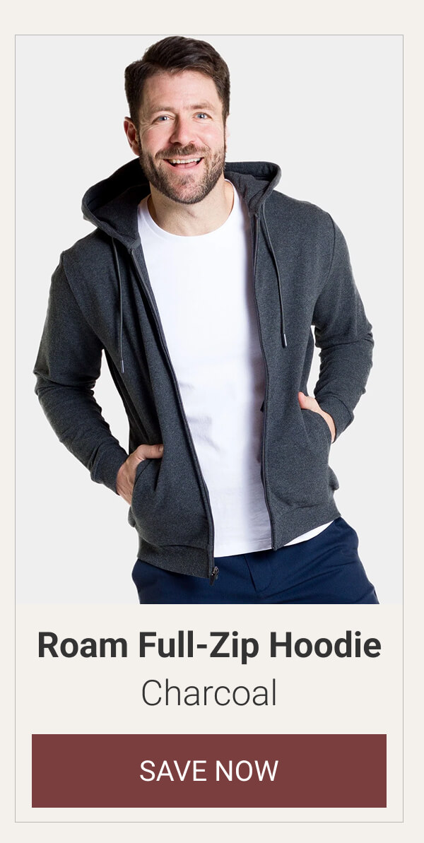 Charcoal Roam Full-Zip Hoodie