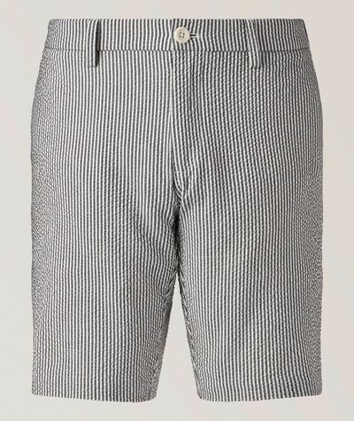 Deke - Oasis Seersucker Stripe Bermuda Shorts