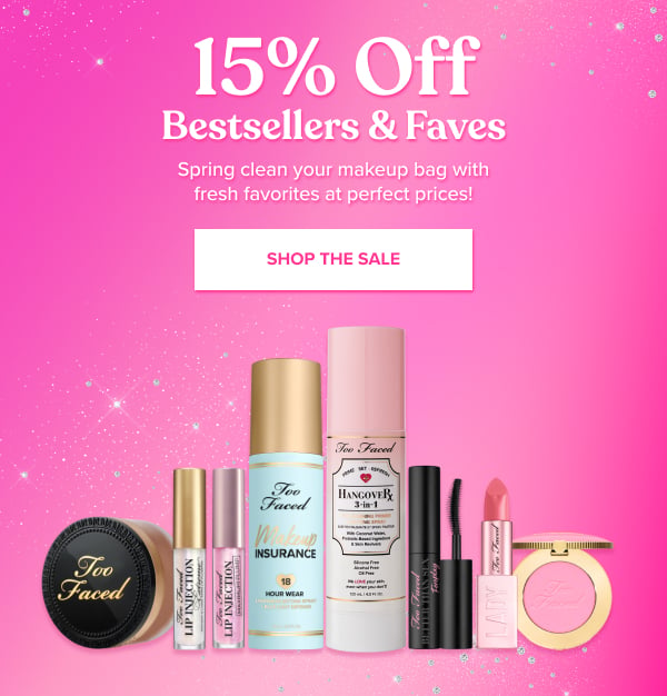 15% off Bestsellers & Faves