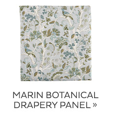 Marin Botanical Drapery Panel