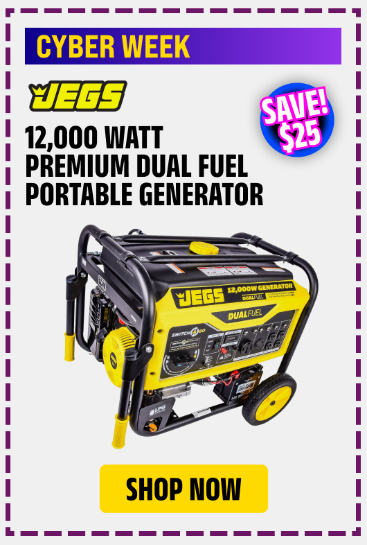 12,000 Watt Premium Dual Fuel Portable Generator