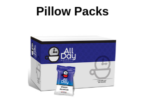 Coffee Pillow Packs Ground Coffee