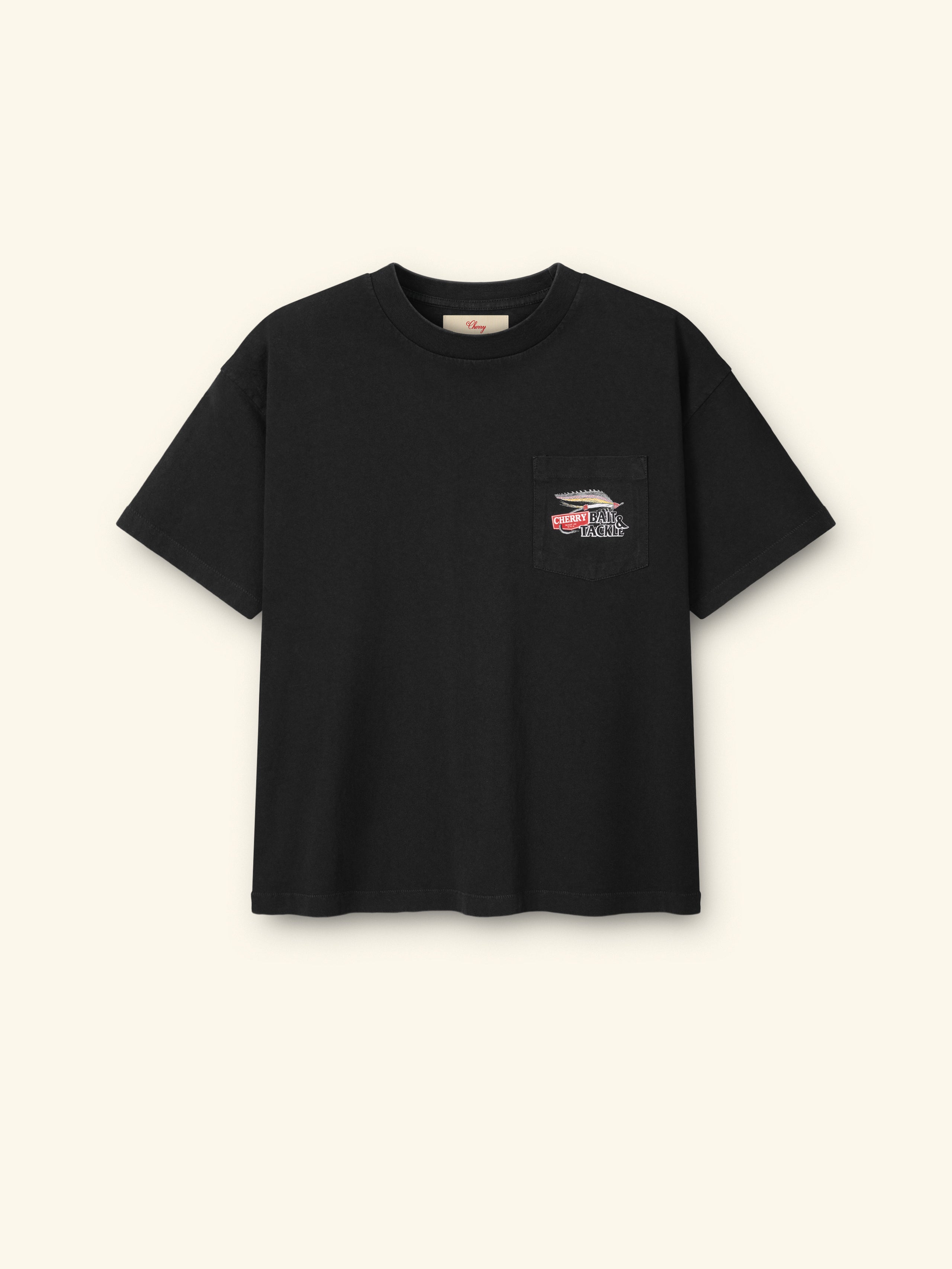 Image of Marlin Boxy Pocket Tee (Vintage Black)