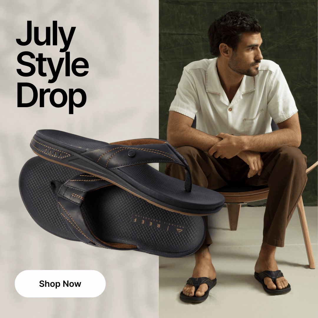 New month, new styles. Explore July's new arrivals on REEF.com, featuring exclusive pairs you won’t see elsewhere. Shop now!