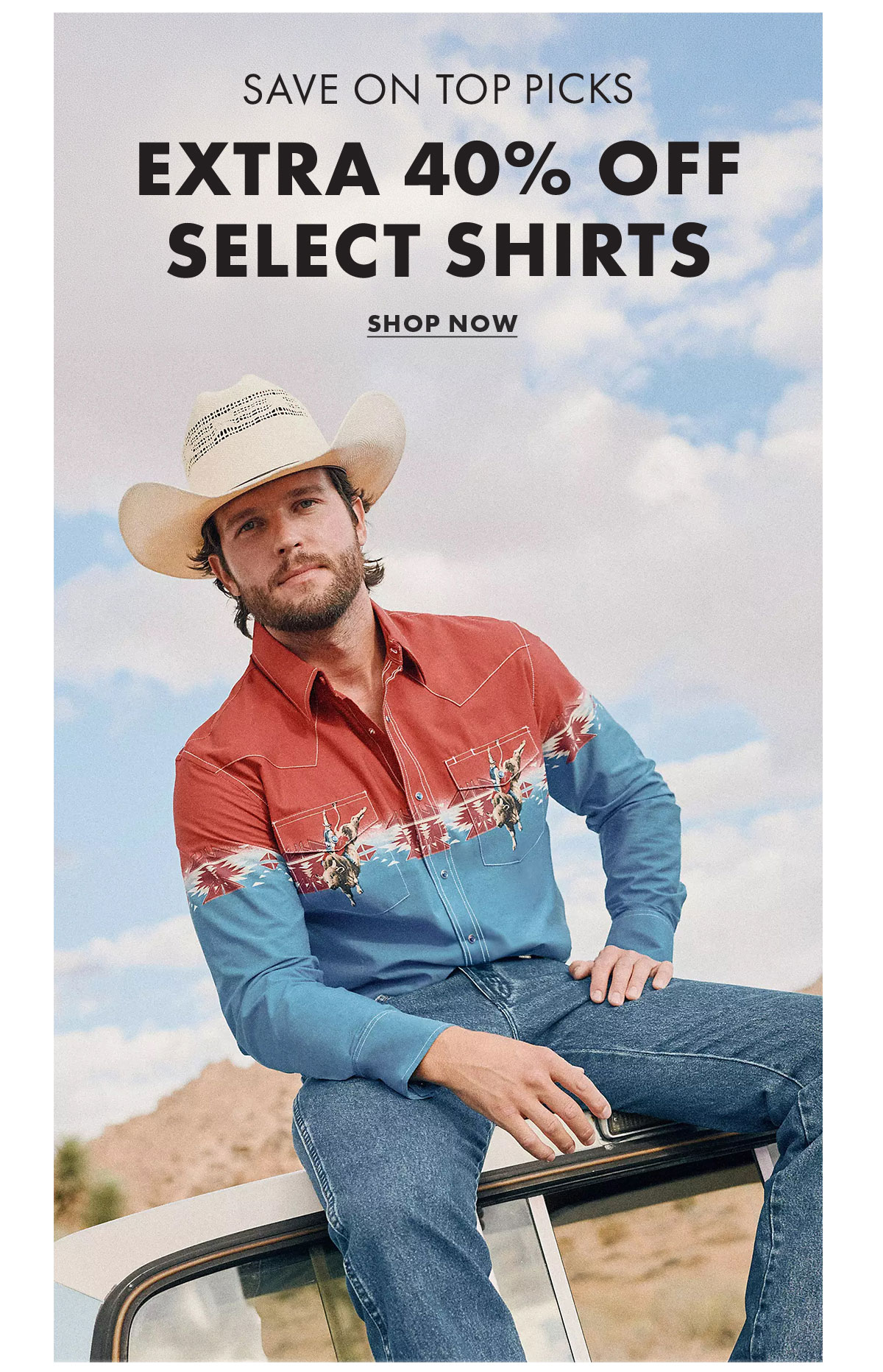 Save on top picks extra 40% off select shirts shop now