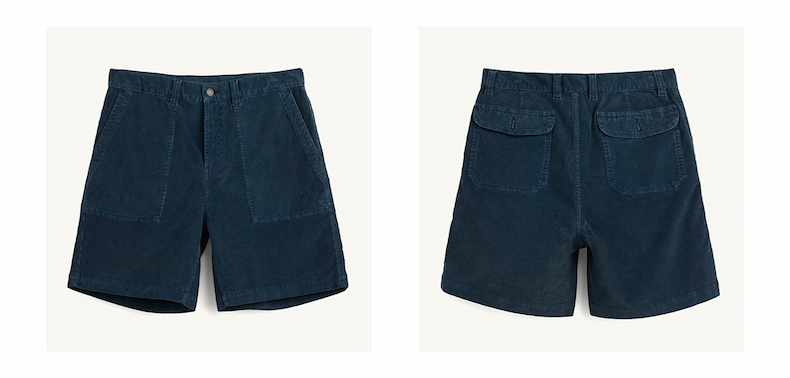 Cord Camp Shorts - Navy | [SHOP NOW]
