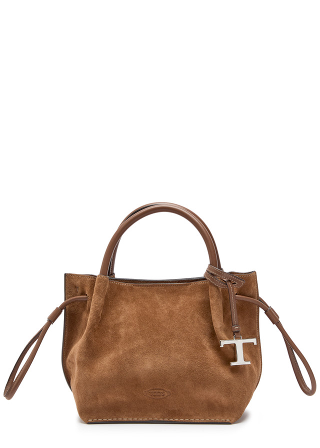 TODS Suede top handle bag
