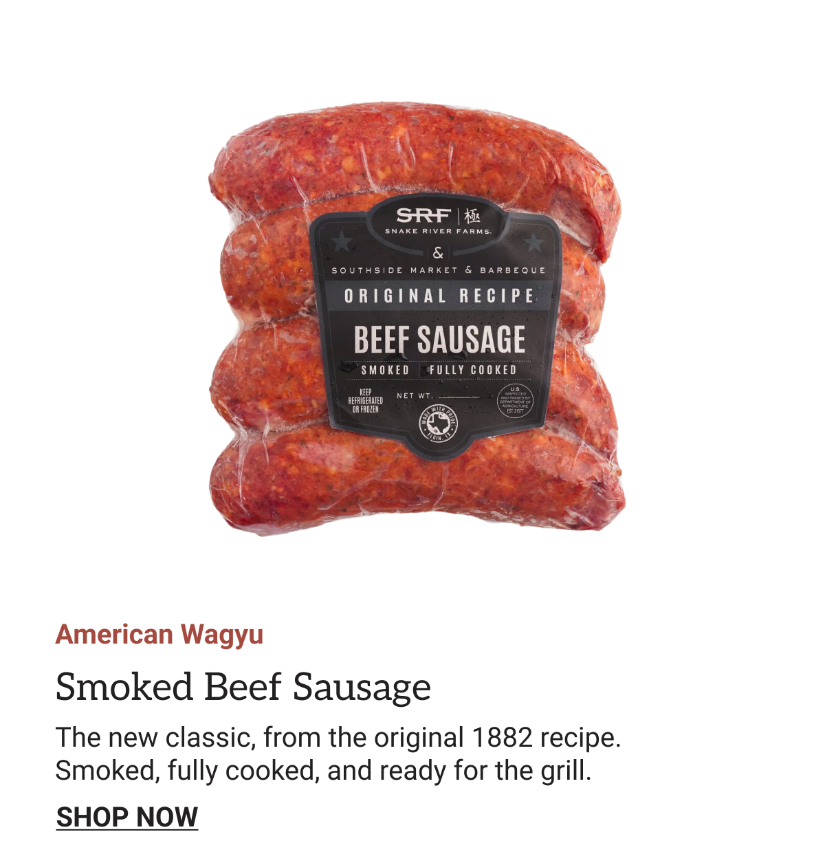 Smoked Beef Sausage product