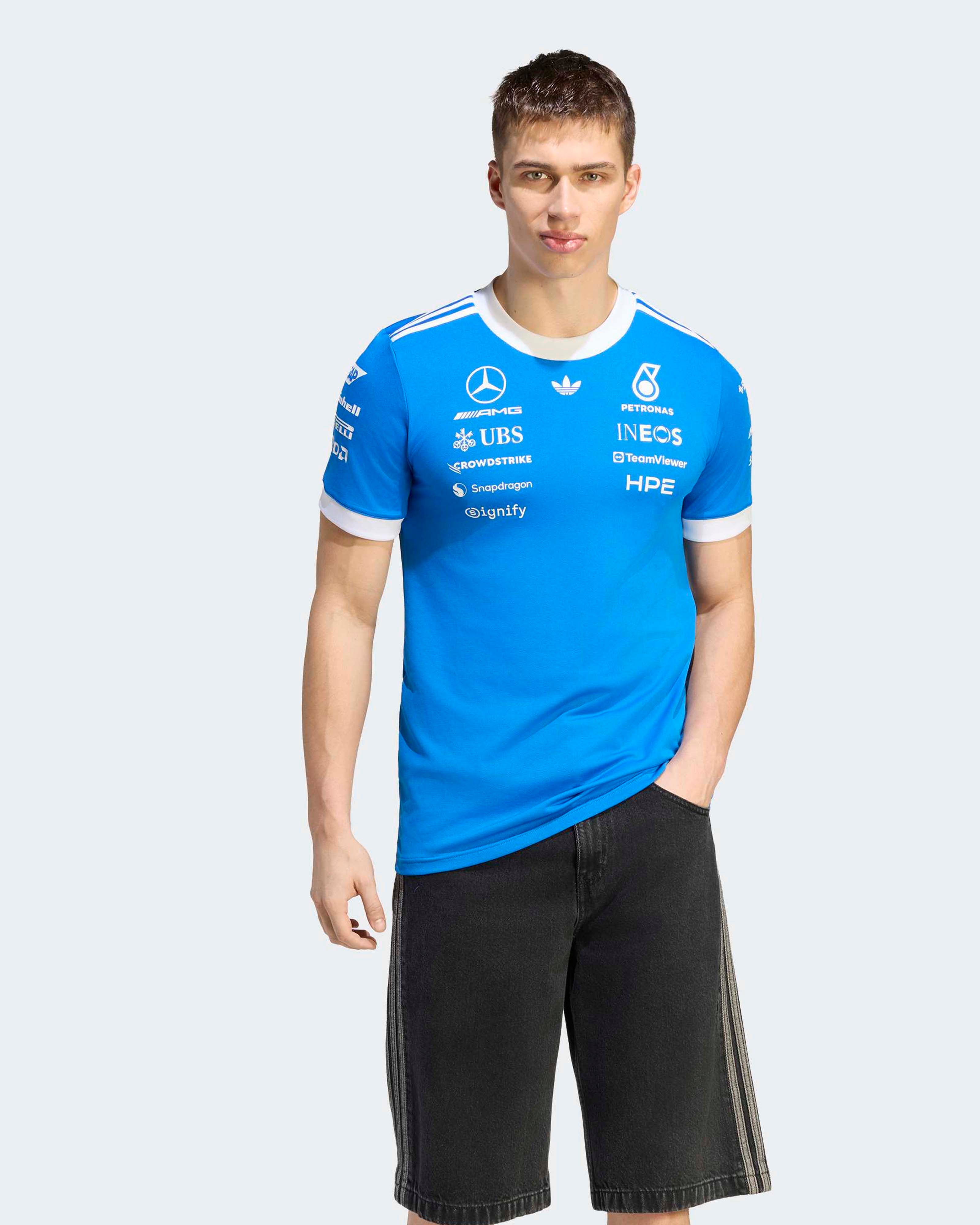 Image of Mens 2026 Blue Wonder Team Driver Tee Blue