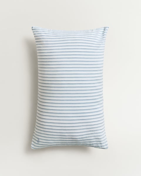 Image of Linen Blend Pillow Case (Set of 2) – Stripes