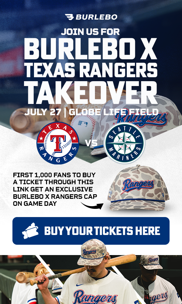 Burlebo X Texas Rangers Takeover