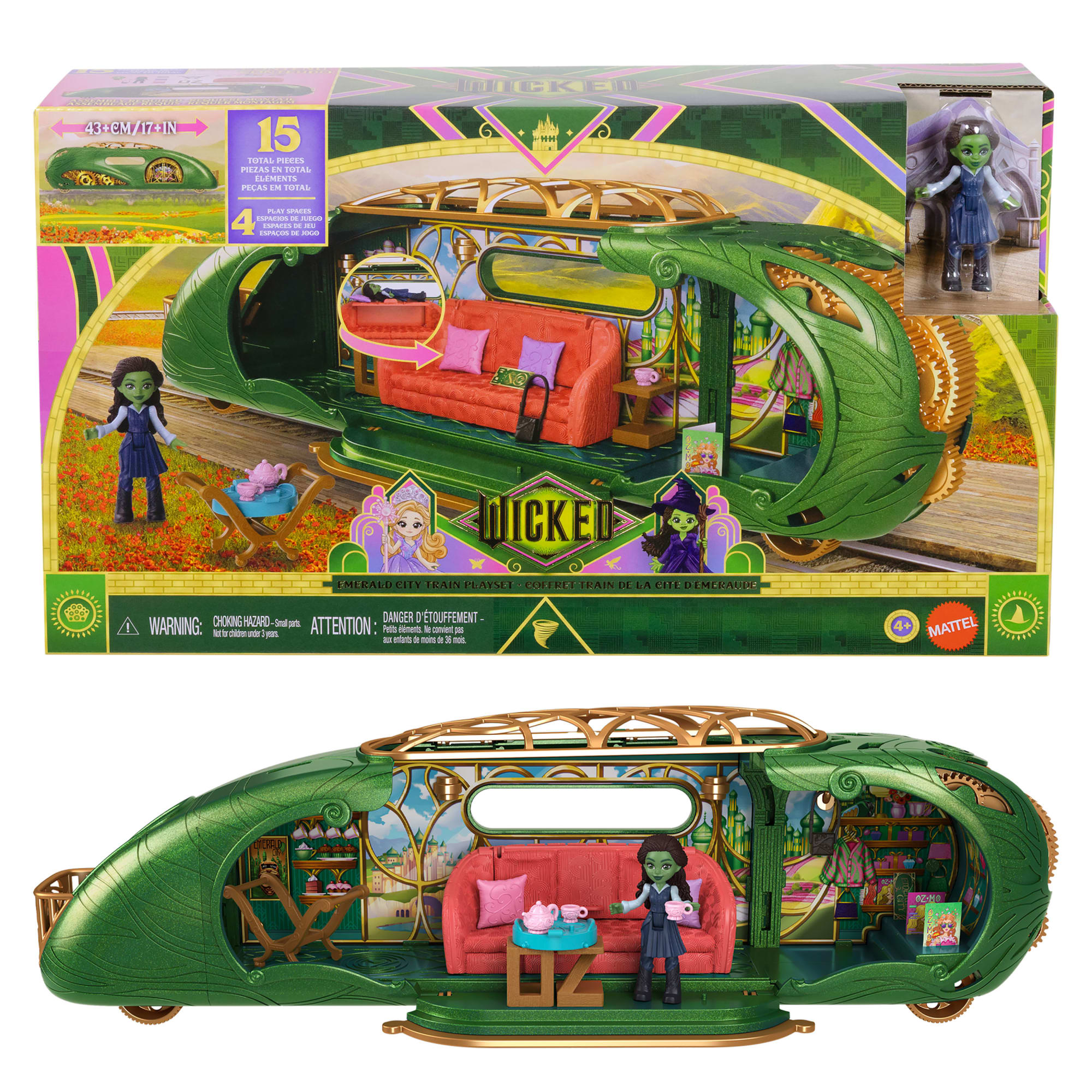 Image of Wicked Emerald City Train Playset