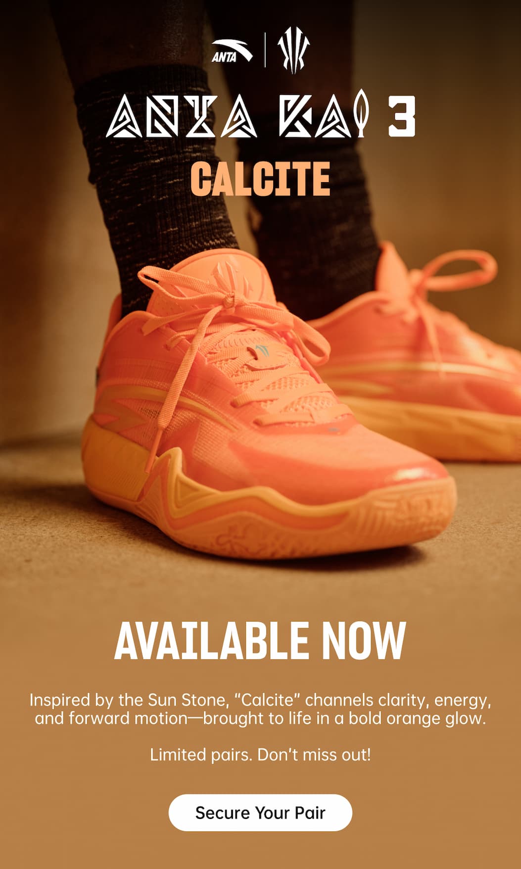 ANTA KAI 3 "Calcite" is available now. Secure your pair.