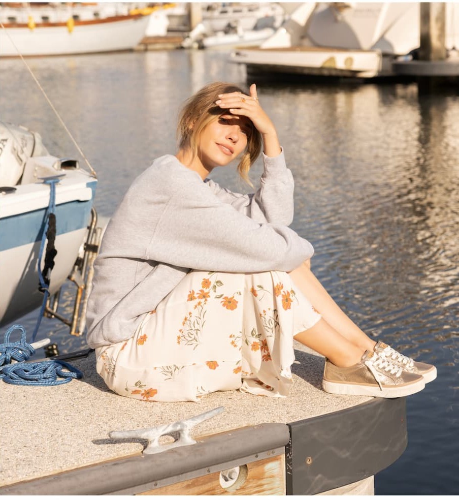Lay Day Dawn Champagne Suede