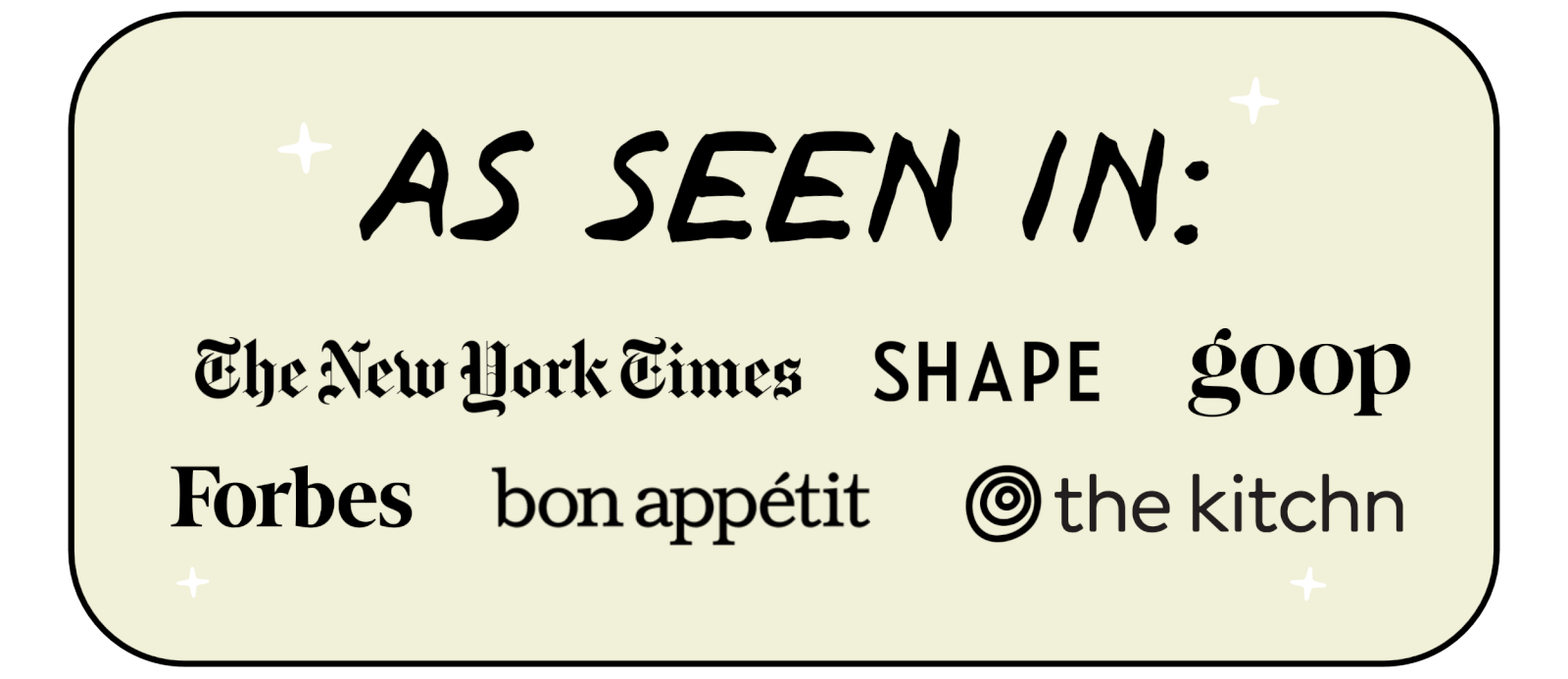 As seen in: 