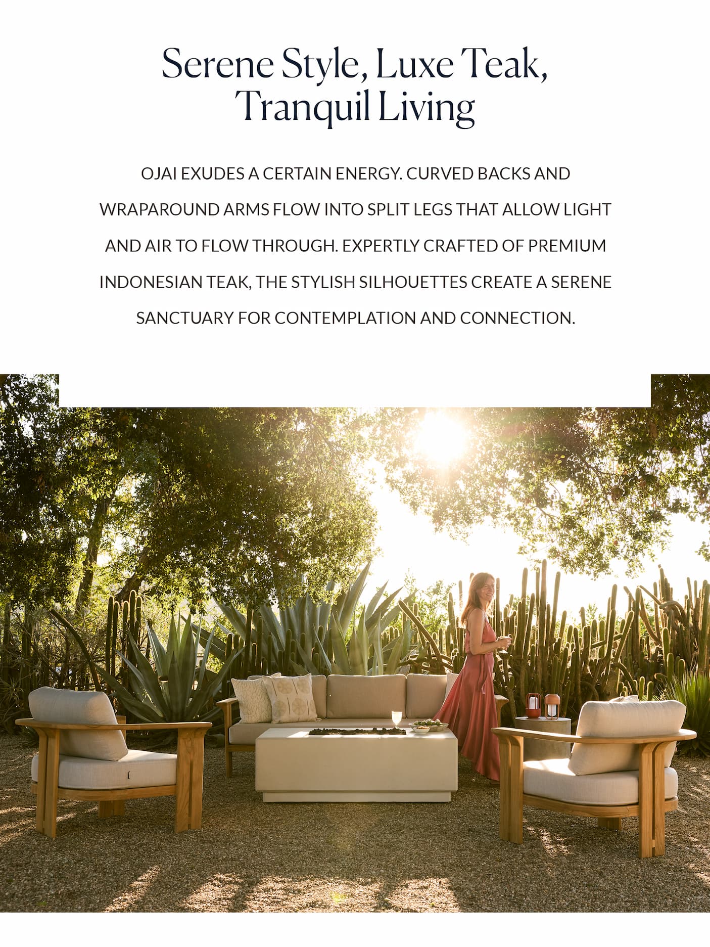 Serene Style, Luxe Teak, Tranquil Living