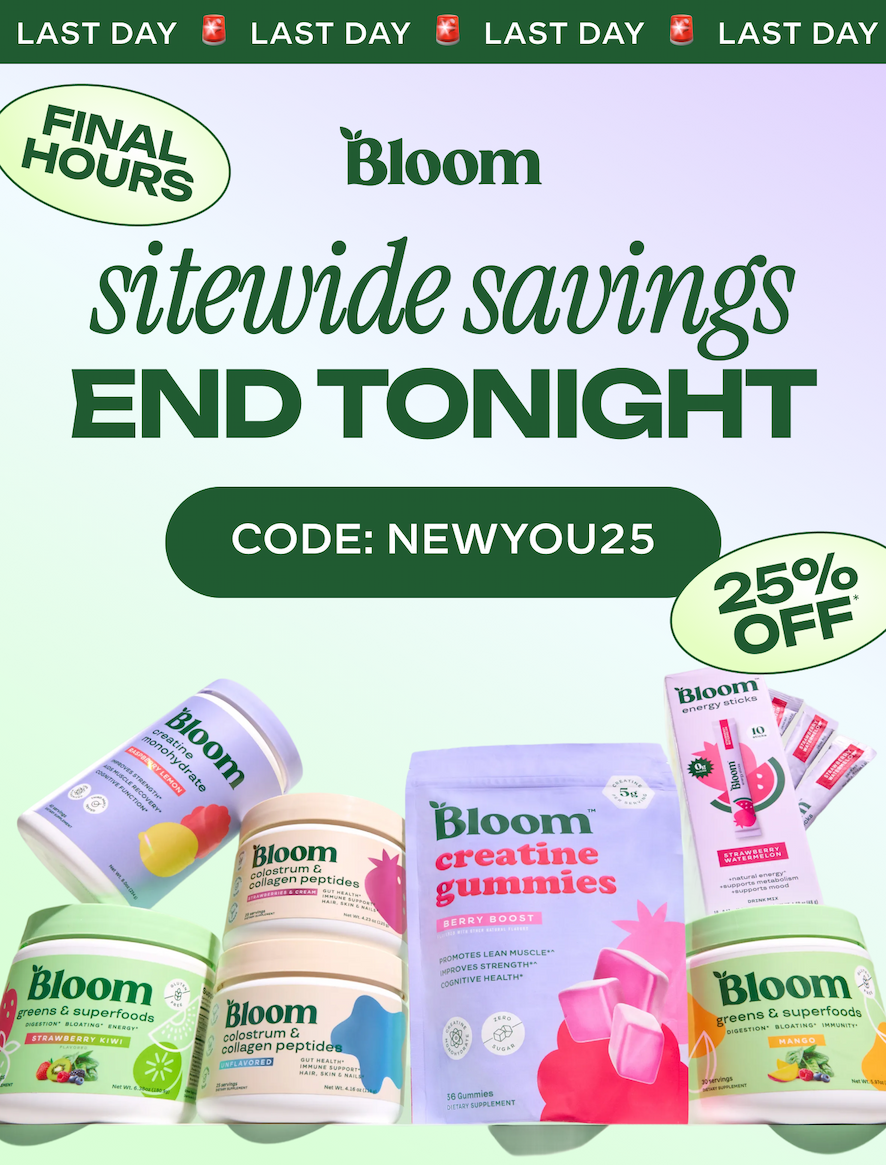 SAVE 25% WITH CODE: NEWYOU25