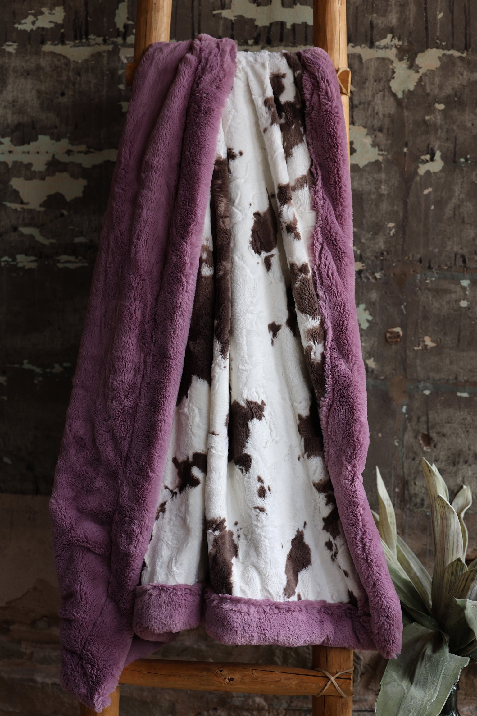 The Chocolate Thistle Blanket- RTS