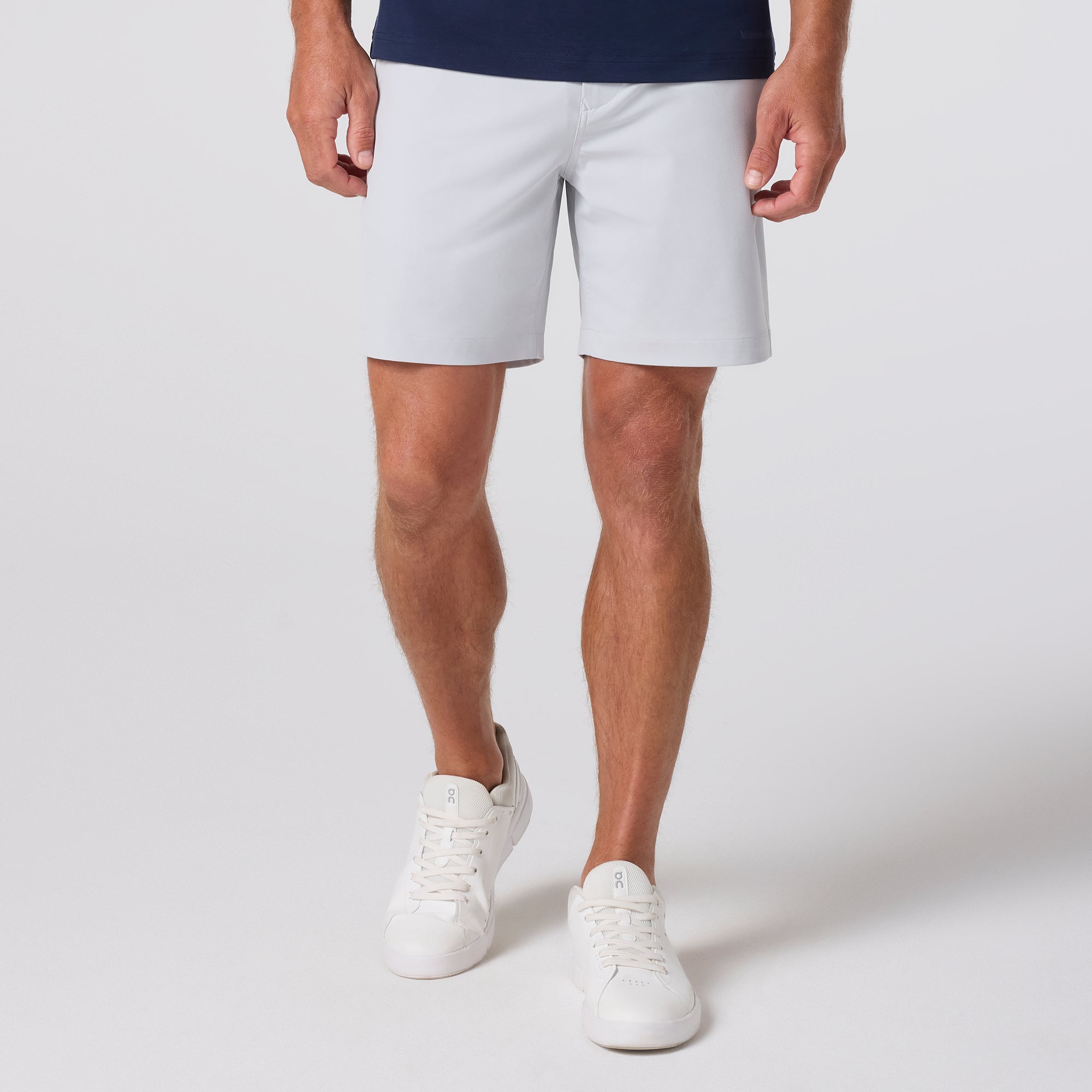 Image of Light Gray Solid Helmsman Short