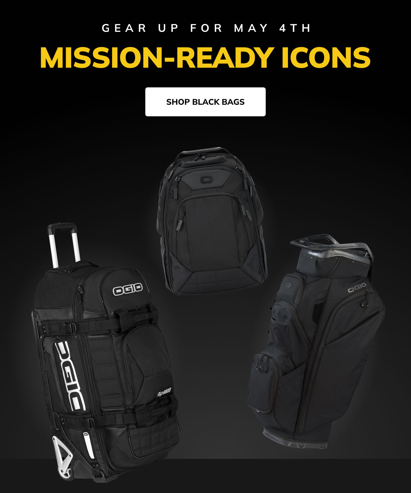 gear up for may fourth with mission ready icons shop black bags