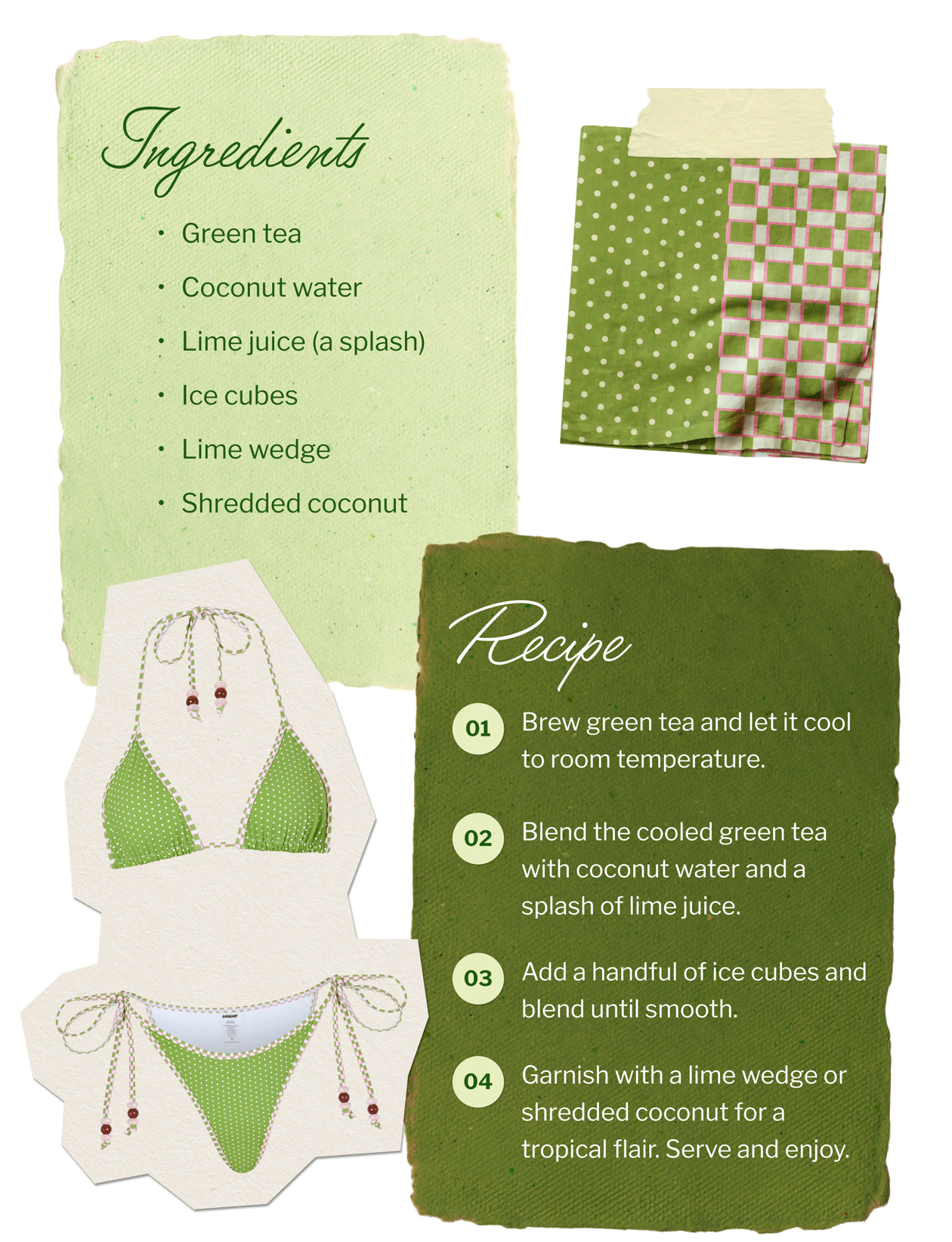 Green Tea Coconut Cooler Recipe