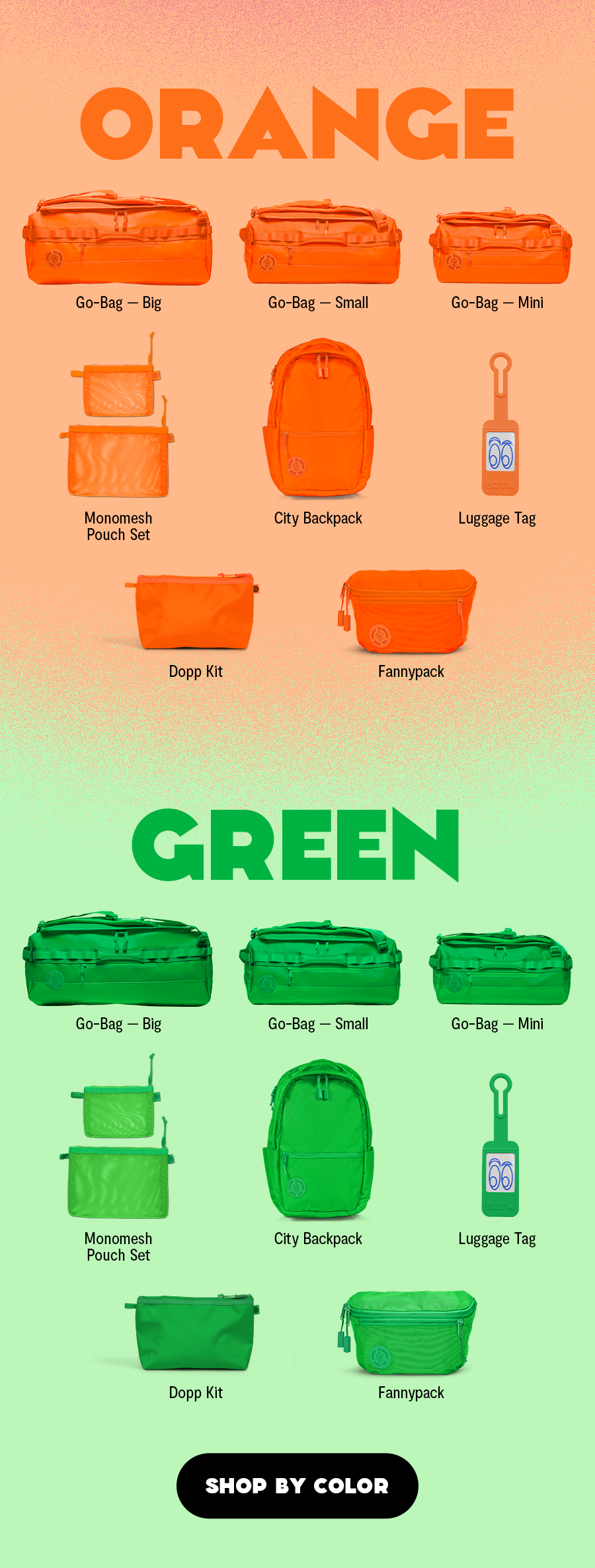 New Primary Colors: Red, Orange, and Green