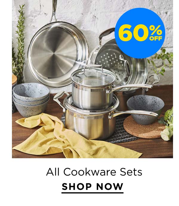 60% Off All Cookware Sets
