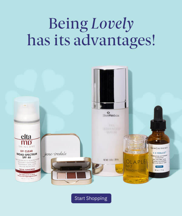Being Lovely has its advantages! START SHOPPING