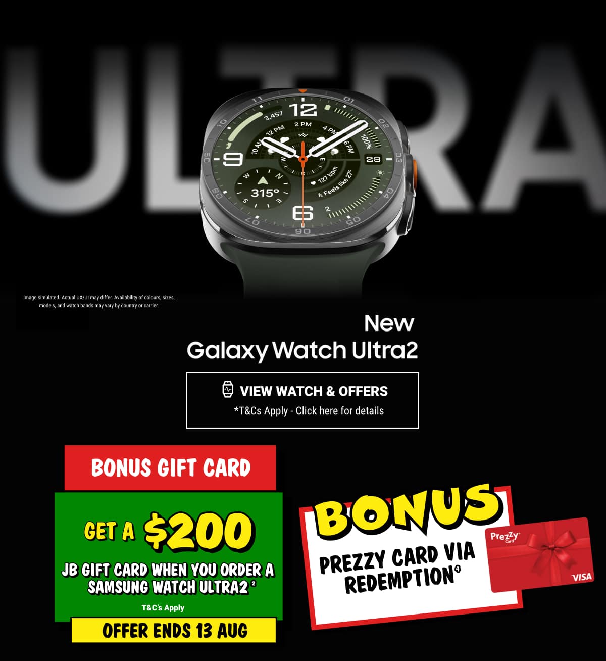 Samsung Galaxy Watch Ultra2 47mm (Titanium Silver/Marine Olive)